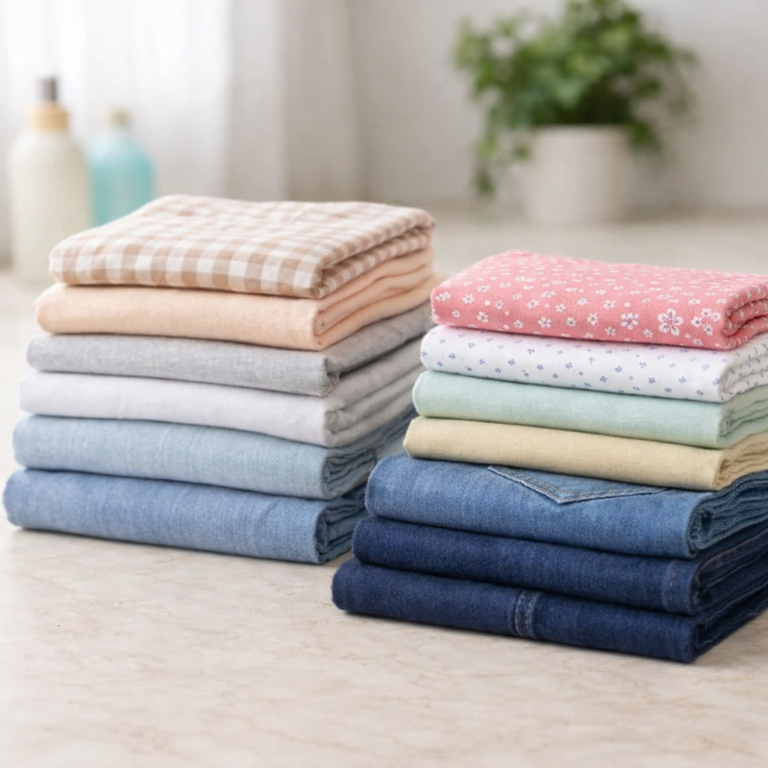folded clothes